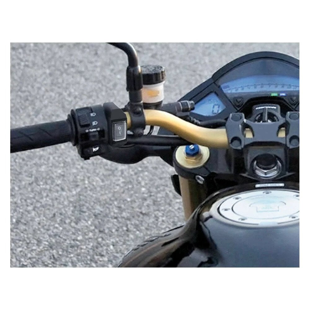 Interrupteur Etanche Moto avec Fixation Guidon Lampa