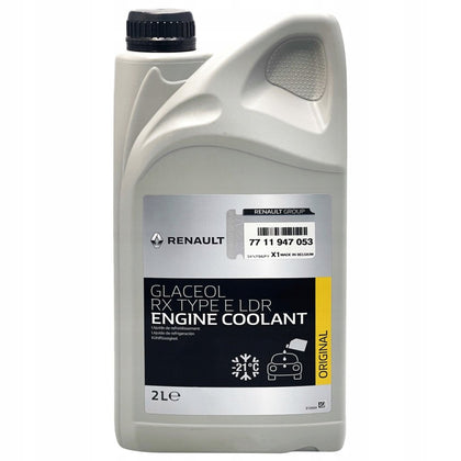 Antigel dilué -21C Renault Glaceol RX Type E LDR, Bleu, 2L