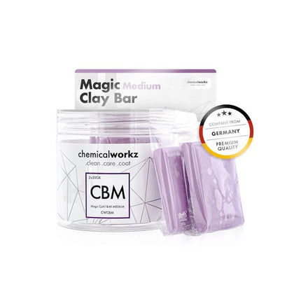 Dekontamináló agyag ChemicalWorkz Magic Clay Bar, 2x50g, közepes