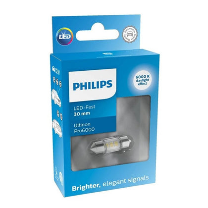 Ampoule LED Fest blanche Philips Ultinon Pro6000, 12 V, 30 mm