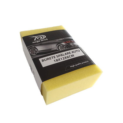 Car Wash Sponge Mega Drive, Yellow, 18 x 12 x 6cm