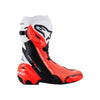 Botas de motocicleta Alpinestars Supertech R ventiladas, pretas/vermelhas/brancas