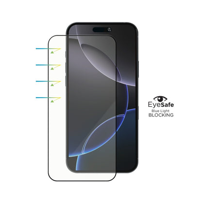 Vidro temperado Vetter para Iphone 16 Pro Max, EyeSafe 2ª geração, bloqueio de luz azul