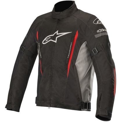 Vodoodporna motoristična jakna Alpinestars Gunner V2, črna/siva/rdeča
