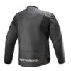 Usnjena motoristična jakna Alpinestars Faster V2, črna