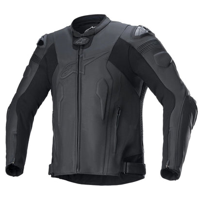 Usnjena motoristična jakna Alpinestars Missle V2 Airflow, črna
