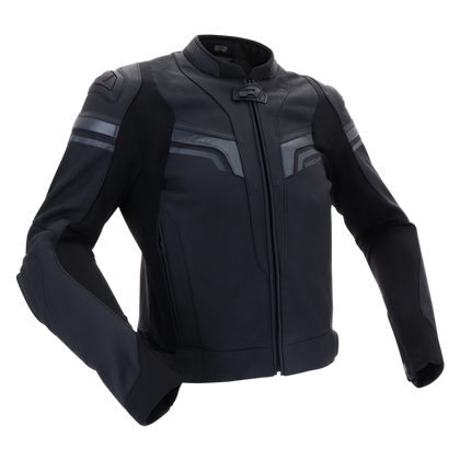 Usnjena moto jakna Richa Matrix 2, črna/siva