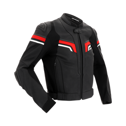 Skórzana kurtka motocyklowa Richa Matrix 2, czarna/czerwona/biała