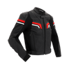 Skórzana kurtka motocyklowa Richa Matrix 2, czarna/czerwona/biała
