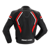 Usnjena moto jakna Richa Matrix 2, črna/rdeča/bela