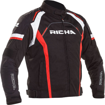 Moto jakna Richa Falcon 2 jakna, črna/rdeča/bela