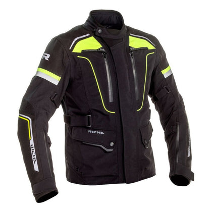 Moto jakna Richa Infinity 2 Pro, črna/rumena