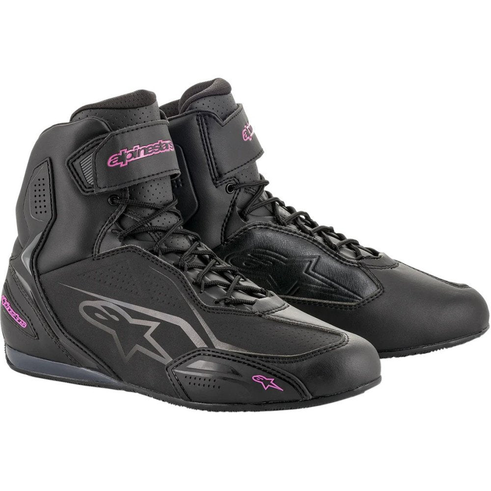 Motorcycle Boots Alpinestars Women Stella Faster 3 Shoes Black Fuchsia 2510419 1039 5 Pro Detailing