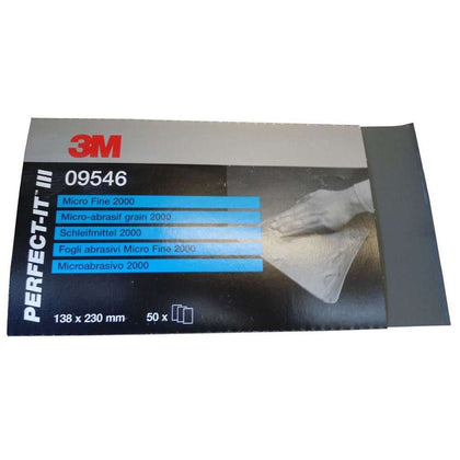 Liivapaber 3M WetorDry 401Q, P2000, 138 x 230 mm, 50 tk