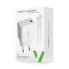 Smart Travel Charger with Type-C Cable Vetter chargeUP, 25W, White