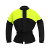 Jaqueta impermeável para motocicleta Richa Rainwarrior, preta/amarela