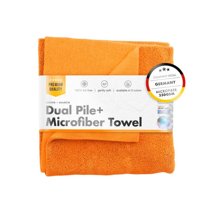 Ściereczka z mikrofibry ChemicalWorkz Dual Pile Towel, 550 GSM, 40 x 40 cm, pomarańczowa