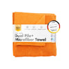 Mikrovláknová utierka ChemicalWorkz Dual Pile Towel, 550 GSM, 40 x 40 cm, oranžová