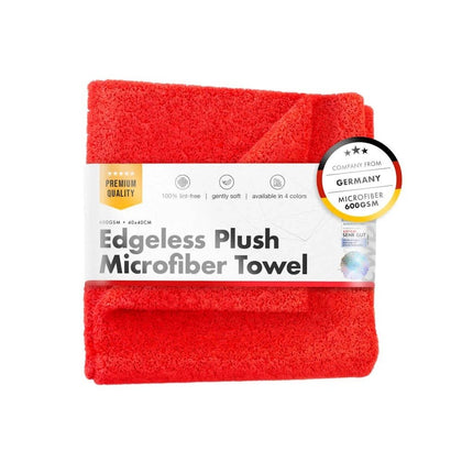 Microfiber klud ChemicalWorkz Edgeless plys håndklæde, 600 GSM, 40 x 40 cm, rød