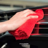 Chiffon en microfibre ChemicalWorkz, serviette en peluche sans bords, 600 g/m², 40 x 40 cm, rouge