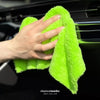Плюшена кърпа без ръбове ChemicalWorkz от микрофибър, 600 GSM, 40 x 40 см, зелена