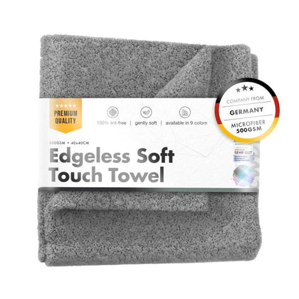 Microfiber Cloth ChemicalWorkz Edgeless Soft Touch Handduk, 500GSM, 40 x 40cm, Grå