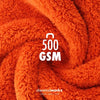 Микрофибърна кърпа ChemicalWorkz Edgeless Soft Touch, 500GSM, 40 x 40 см, оранжева