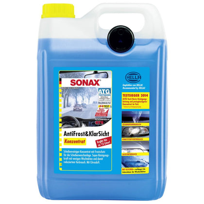 Lichid Parbriz Concentrat Iarna Sonax Antifreeze and Clear View, 5L