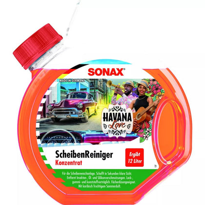 Лятна концентрирана течност за миене на предно стъкло Sonax Havana Love, 3L
