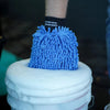 Gant de toilette en microfibre chenille ChemicalWorkz, bleu
