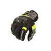 Мотоциклетни ръкавици Adrenaline Hexagon PPE, черни/сиви/жълти