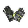 Motoros kesztyűk Adrenaline Hexagon PPE, fekete/szürke/sárga