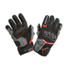 Мотоциклетни ръкавици Adrenaline Hexagon PPE, черно/сиво/червено