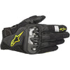 Мотоциклетни ръкавици Alpinestars SMX-1 Air V2, черно/жълто