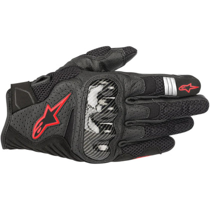 Γάντια Μοτοσικλέτας Alpinestars SMX-1 Air V2, Μαύρο/Κόκκινο