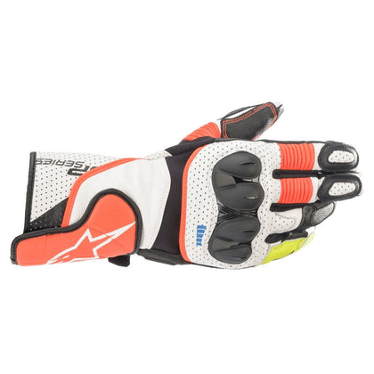 Γάντια Μοτοσικλέτας Alpinestars SP-2 V3, Λευκό/Κόκκινο/Μαύρο