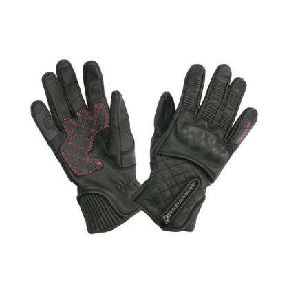 Γυναικεία Γάντια Μοτοσικλέτας Adrenaline Orchid PPE, Μαύρο/Ροζ