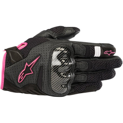 Дамски мото ръкавици Alpinestars Stella SMX1-Air V2, черно/розово