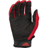 Moto Gloves Fly Racing Youth F-16, Black - Red, Y-Large