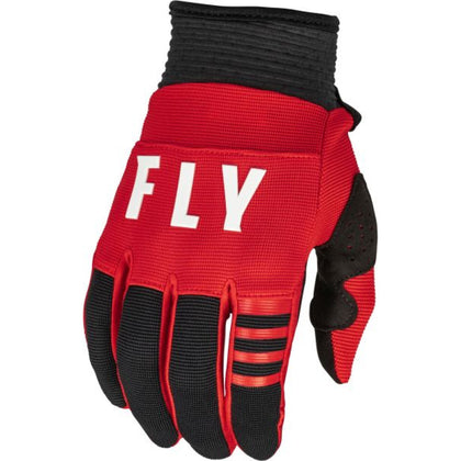 Manusi Moto Fly Racing Youth F-16 Gloves, Negru - Rosu, X - Small