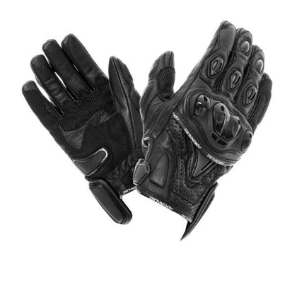 Δερμάτινα γάντια μοτοσυκλέτας Adrenaline Opium 2.0, Μαύρο