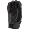 Leather Motorcycle Gloves Richa Protect Summer 2, Black/Red