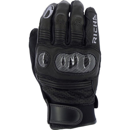 Moto rokavice Richa Protect poletne rokavice, črne