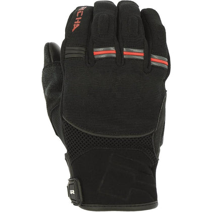 Moto rokavice Richa Scope rokavice, črne/rdeče