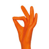 Púdermentes nitril kesztyűk AMPri Style Orange, narancssárga, 100 db