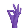 Púdermentes nitril kesztyűk AMPri Style Purple, lila, 100 db