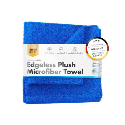Mikrovláknová utierka ChemicalWorkz Edgeless Plush Towel, 600 GSM, 40 x 40 cm, modrá