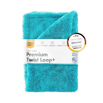 Ręcznik do suszenia ChemicalWorkz Premium Twist Loop, 1600 GSM, 75 x 45 cm, Turkusowy