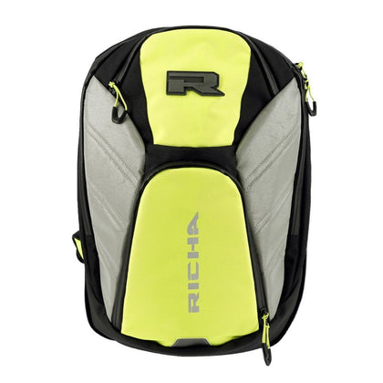 Plecak motocyklowy Richa Flash Bag, czarny/żółty, 23L