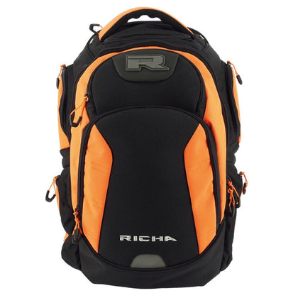 Plecak motocyklowy Richa Krypton, czarny/pomarańczowy